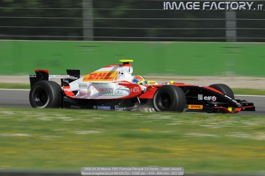 2008-04-26 Monza 1581 Formule Renault 3.5 Series - Julien Jousse